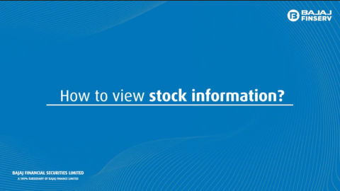 How to view stock information ?