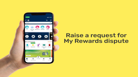 How to raise a request for My Rewards dispute